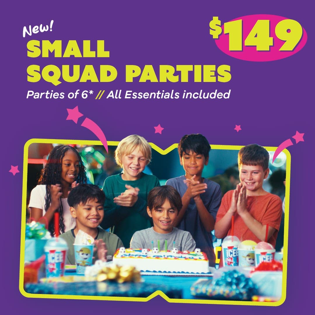NEW! Small Squad Party Package