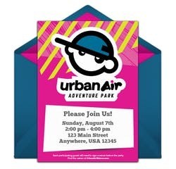urban air party invitation