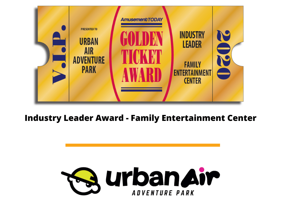 Urban Air Wins Golden Ticket Award