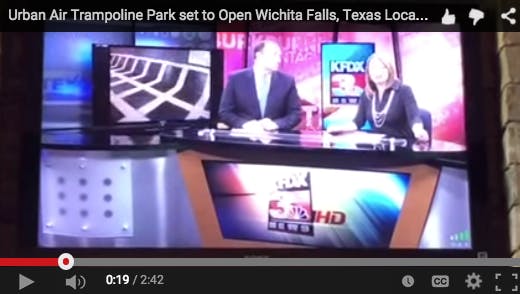 KDFX Fox News Features New Urban Air Wichita Falls Location