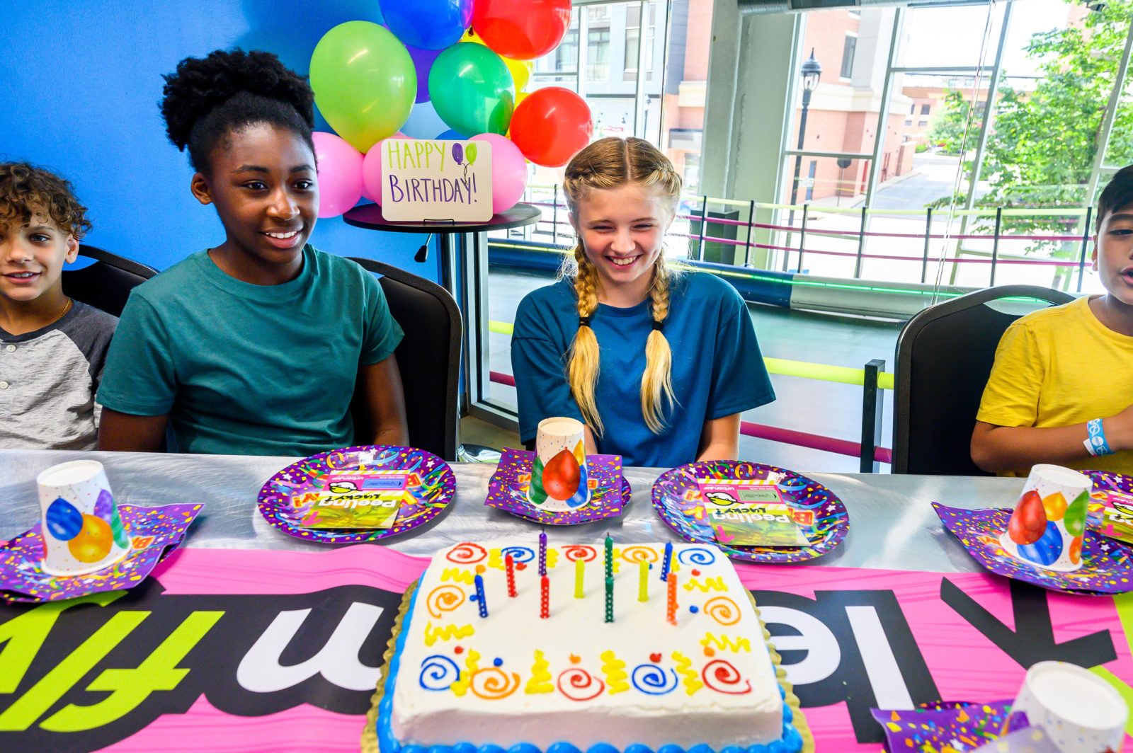 kids birthday party at urban air